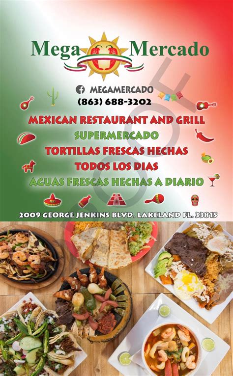 mega mercado menu|Mega Mercado Mexican Restaurant & Tienda .
